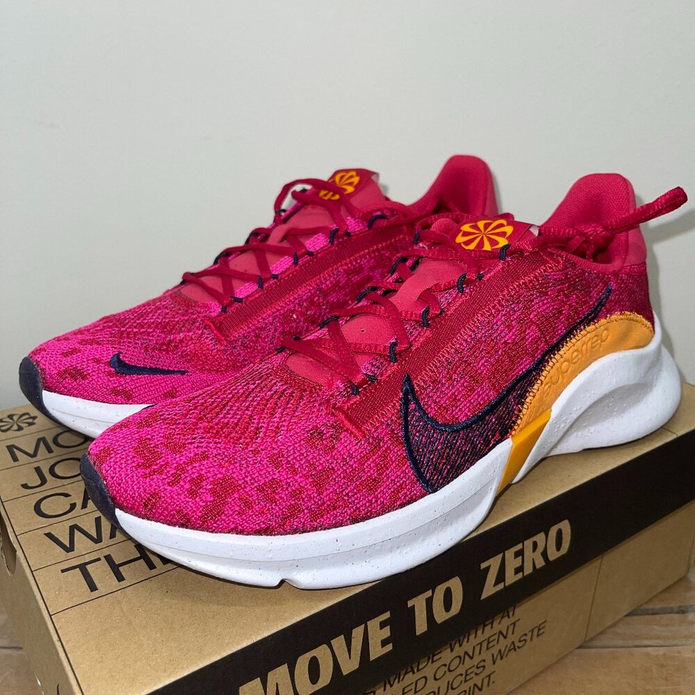NIKE SUPERREP GO 3 NEXT NATURE FLYKNIT (DH3393 656) MYSTIC HIBISCUS SIZE 10
